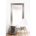 Miroir mural décoratif rond de 39,75 po avec cadre en fil de fer rayonnant