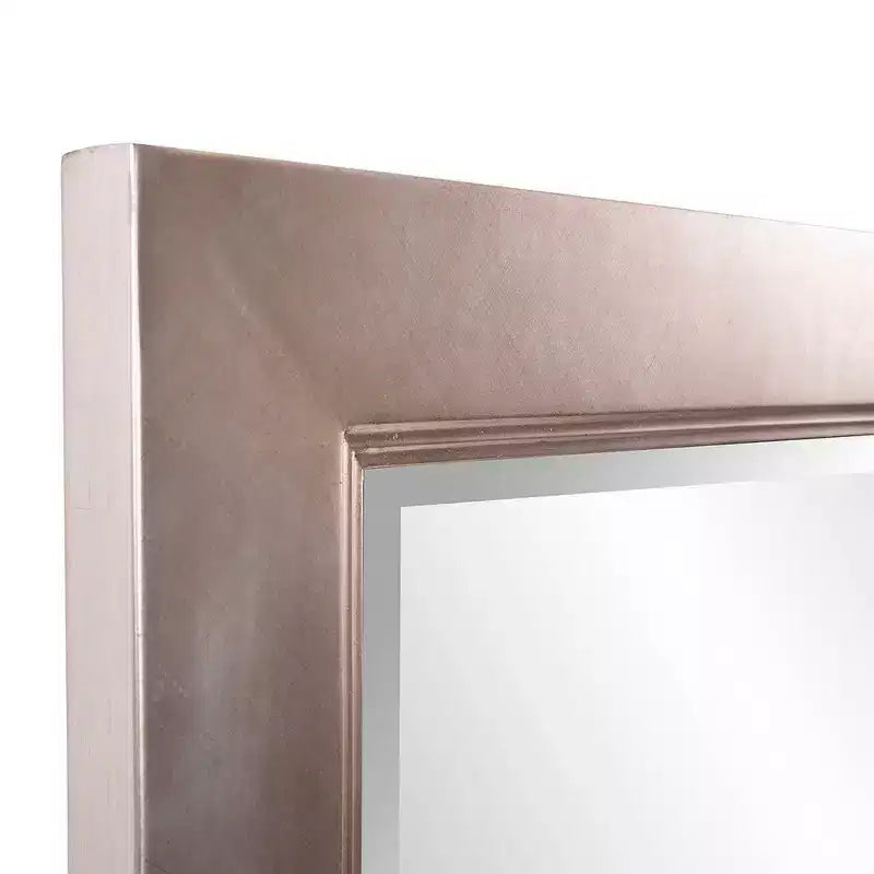 Miroir mural décoratif rond de 39,75 po avec cadre en fil de fer rayonnant