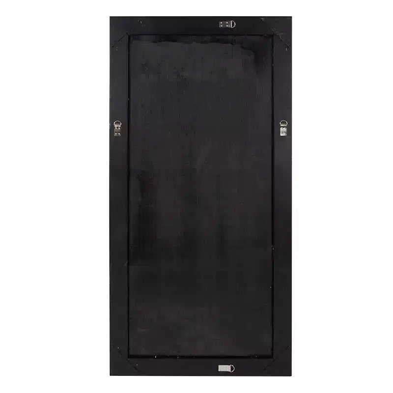Miroir mural décoratif rond de 39,75 po avec cadre en fil de fer rayonnant
