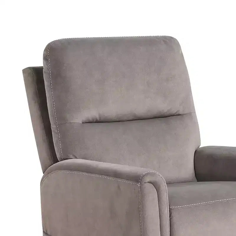 Fauteuil inclinable releveur électrique chauffant et massant – Flanelle Grise