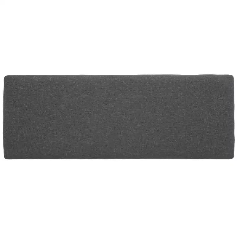Banc d'entrée avec coussin et étagère ouverte – Structure en fer et MDF