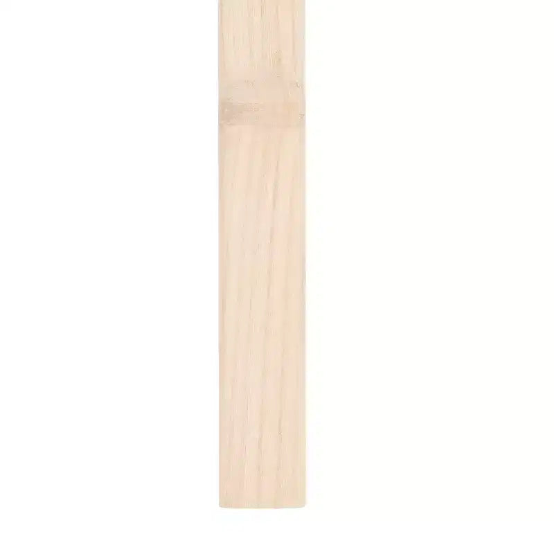 Tabouret de comptoir rectangulaire avec assise en cuir tressé et cadre en bois