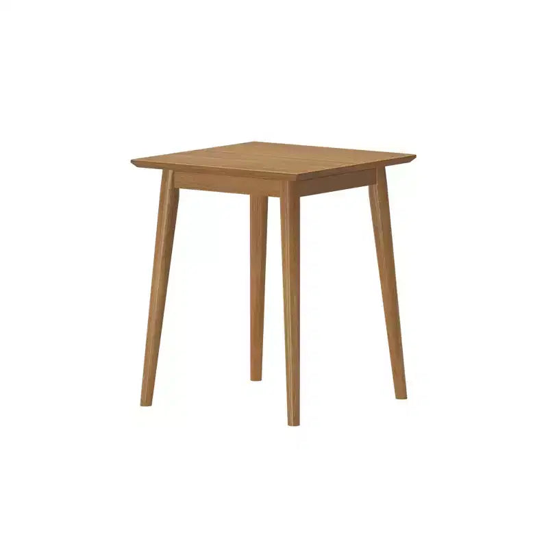 Table d'appoint rectangulaire en bois massif, style moderne du milieu du siècle, 20 po