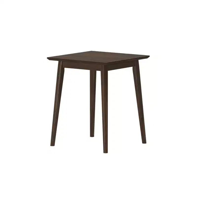 Table d'appoint rectangulaire en bois massif, style moderne du milieu du siècle, 20 po