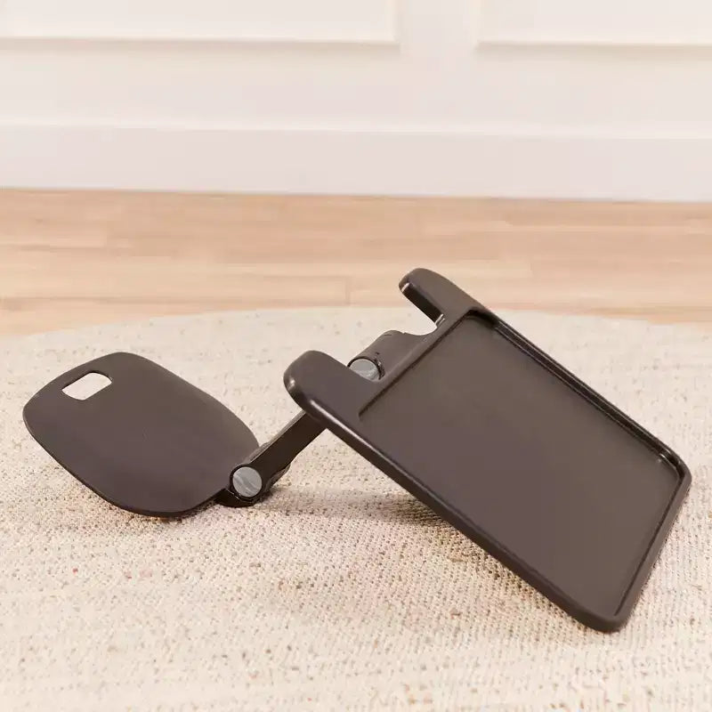 Grand bureau portable pliable avec surface et accoudoirs réglables