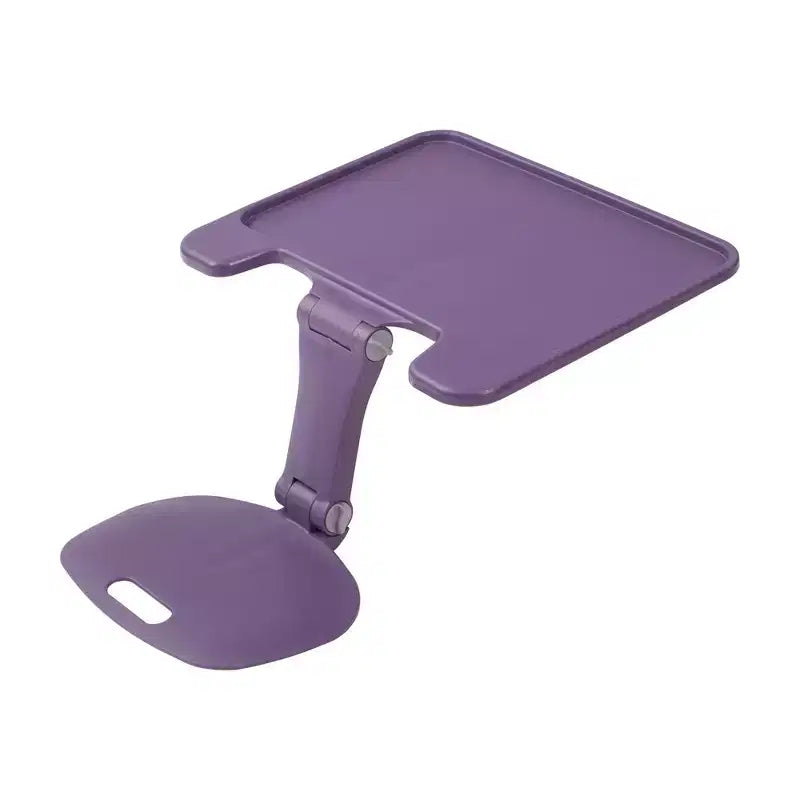 Grand bureau portable pliable avec surface et accoudoirs réglables