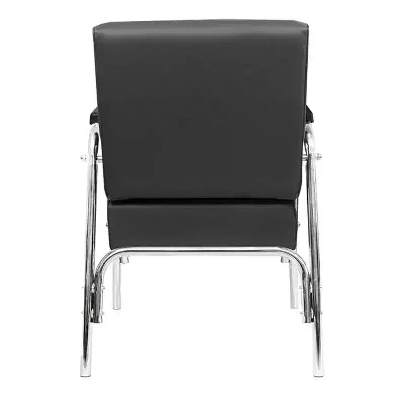 Chaise de Shampoing Inclinable Professionnelle en Vinyle – Grise