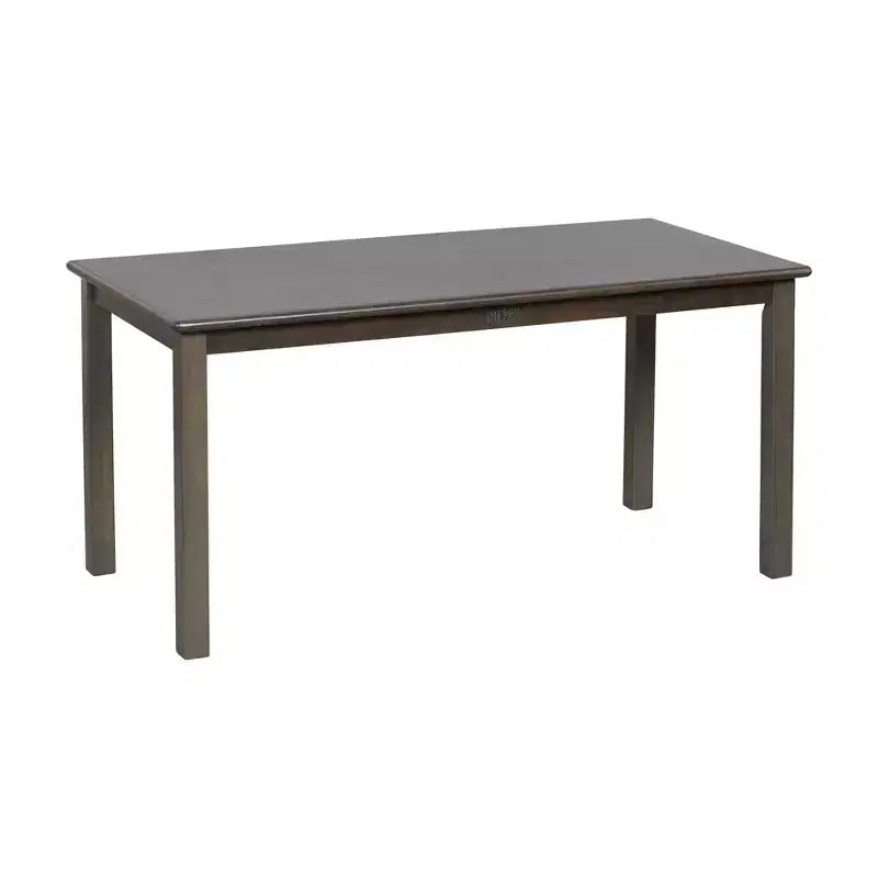 Table d'activités rectangulaire en bois dur pour enfants, 24" x 48", avec pieds de 22"