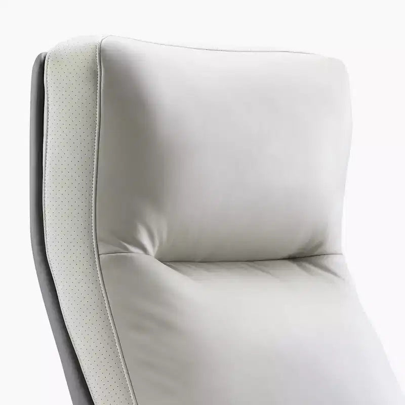 Fauteuil de bureau de direction à dossier haut avec support lombaire – Cuir siliconé