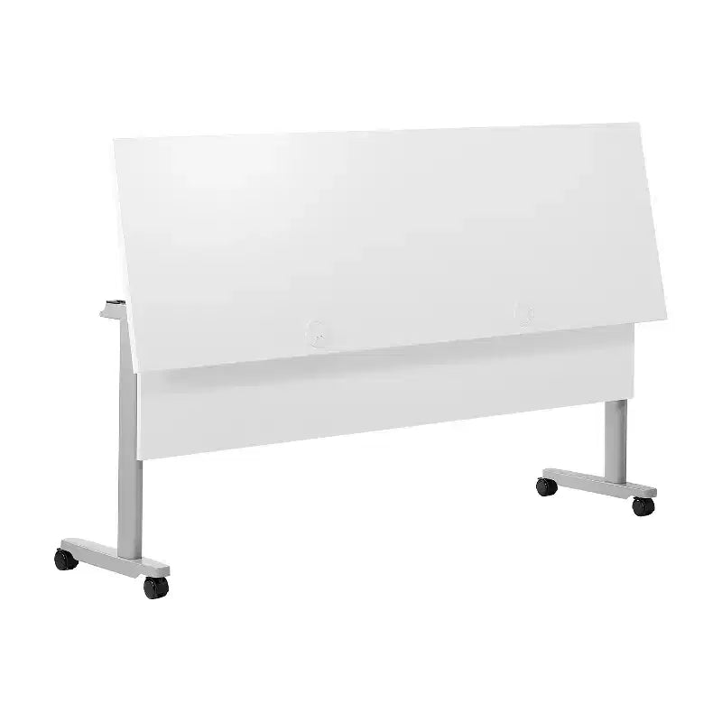 Table de formation emboîtable ultra-robuste de qualité commerciale avec pieds en T et panneau d'intimité