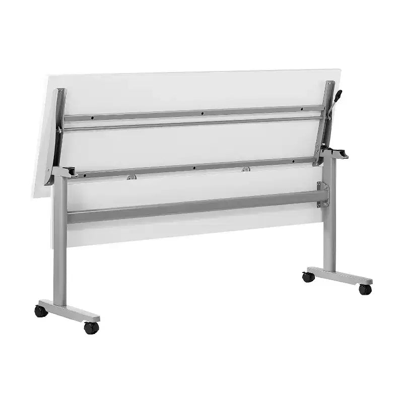 Table de formation emboîtable ultra-robuste de qualité commerciale avec pieds en T et panneau d'intimité