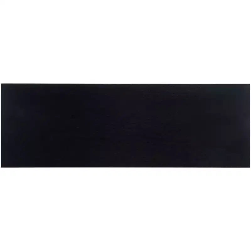 Meuble TV 2 portes 1 étagère – MDF et pin noirs