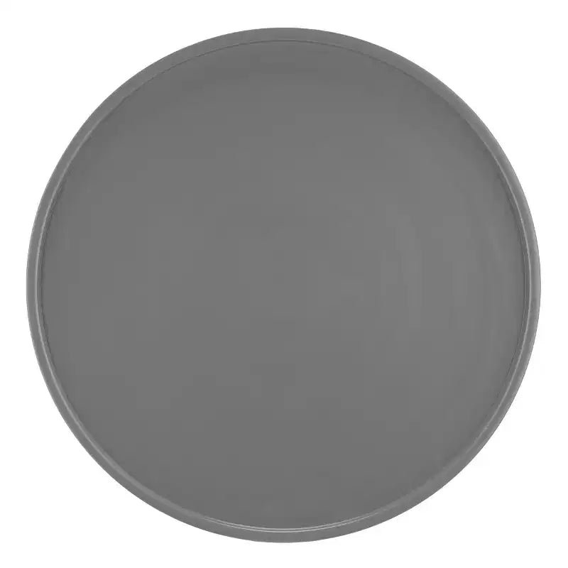 Table d'appoint Art déco ronde en aluminium poli