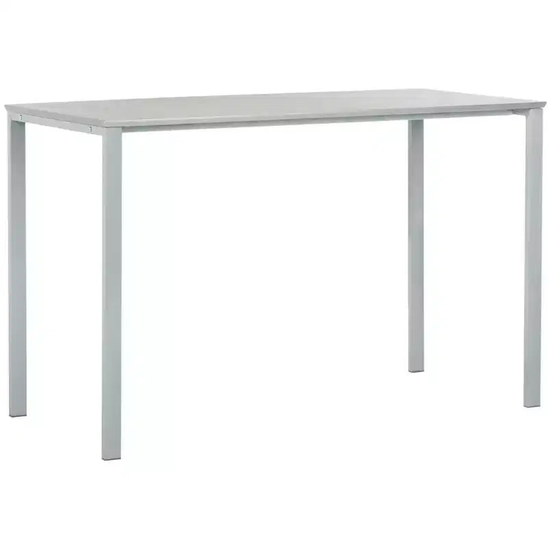 Bureau moderne noir – MDF et cadre en fer