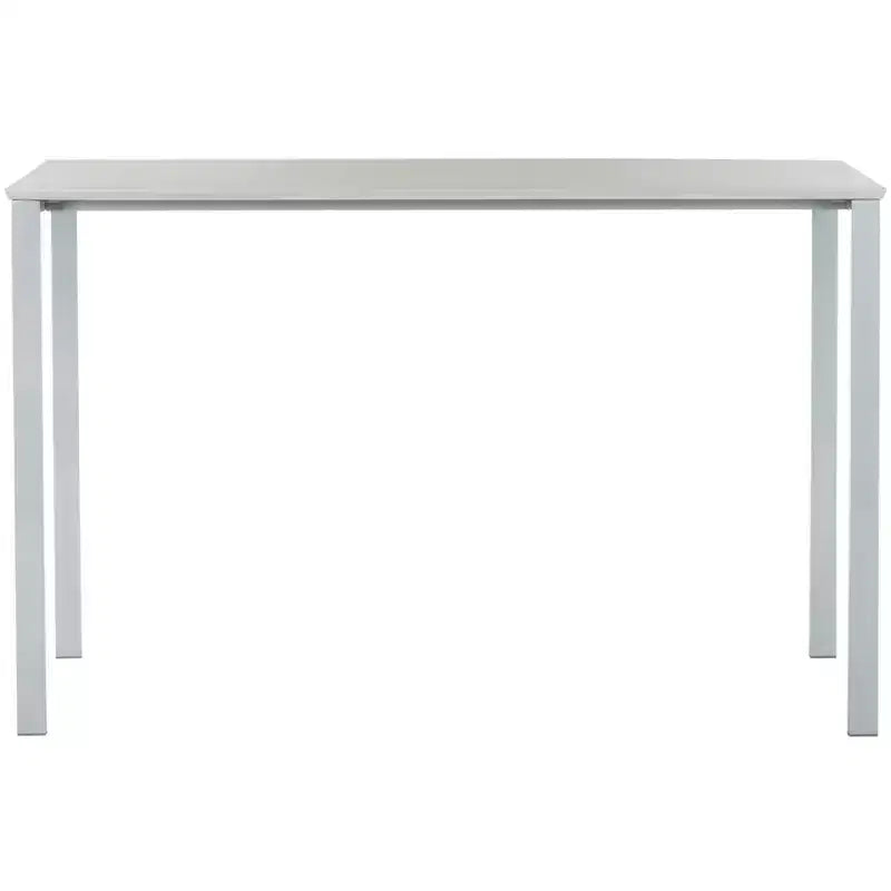 Bureau moderne noir – MDF et cadre en fer
