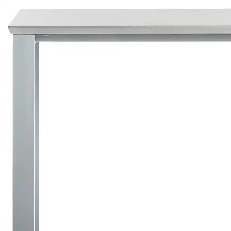 Bureau moderne noir – MDF et cadre en fer