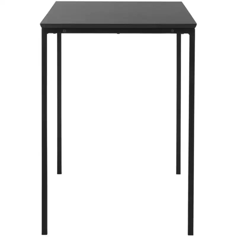 Bureau moderne noir – MDF et cadre en fer