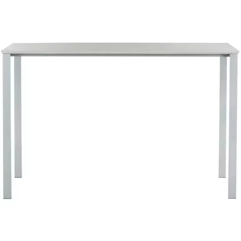 Bureau moderne noir – MDF et cadre en fer